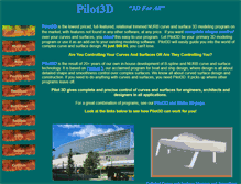 Tablet Screenshot of pilot3d.com